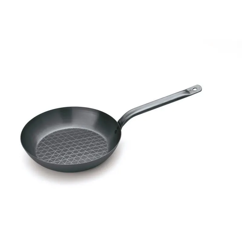 Helmensdorfer Lyonaiser Grillpfanne gebläut | Ø 28,5 cm
