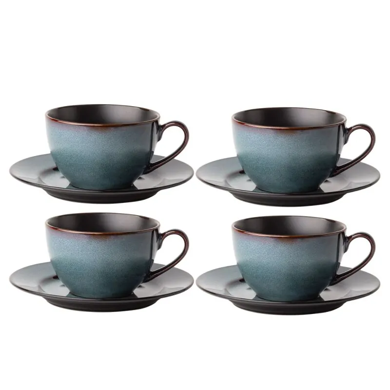 Kaffeetassen Set Elements Night dunkelblau, 4 Stk.
