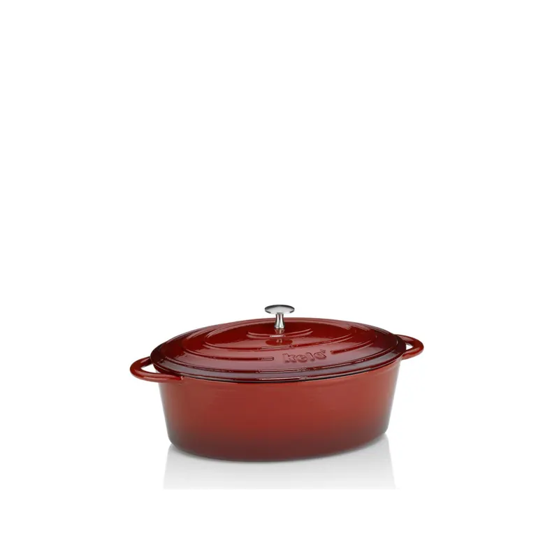 kela Bräter oval Calido rot 32 × 25 × 12 cm