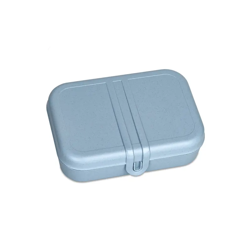 koziol PASCAL L Lunchbox mit Trennsteg – nature flower blue