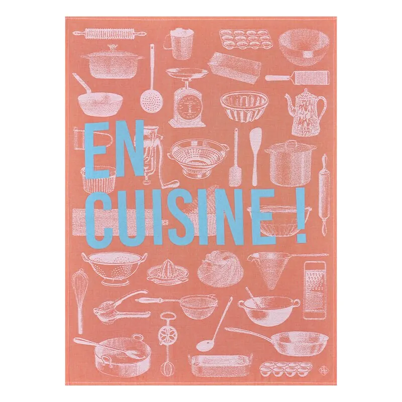 Le Jacquard Francais Geschirrtuch En Cuisine poppy red