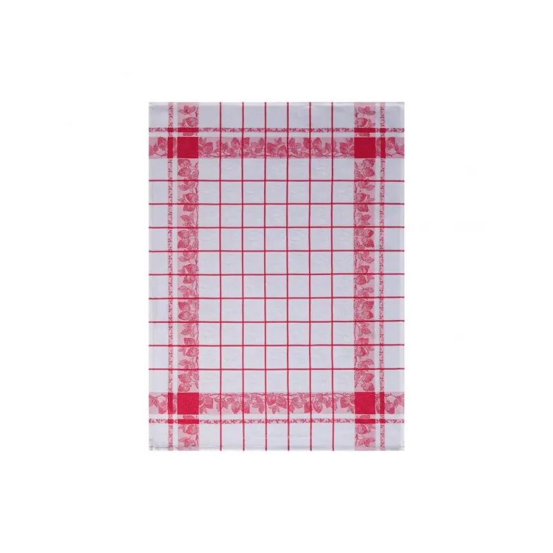 Le Jacquard Francais Geschirrtuch FRAISES rot