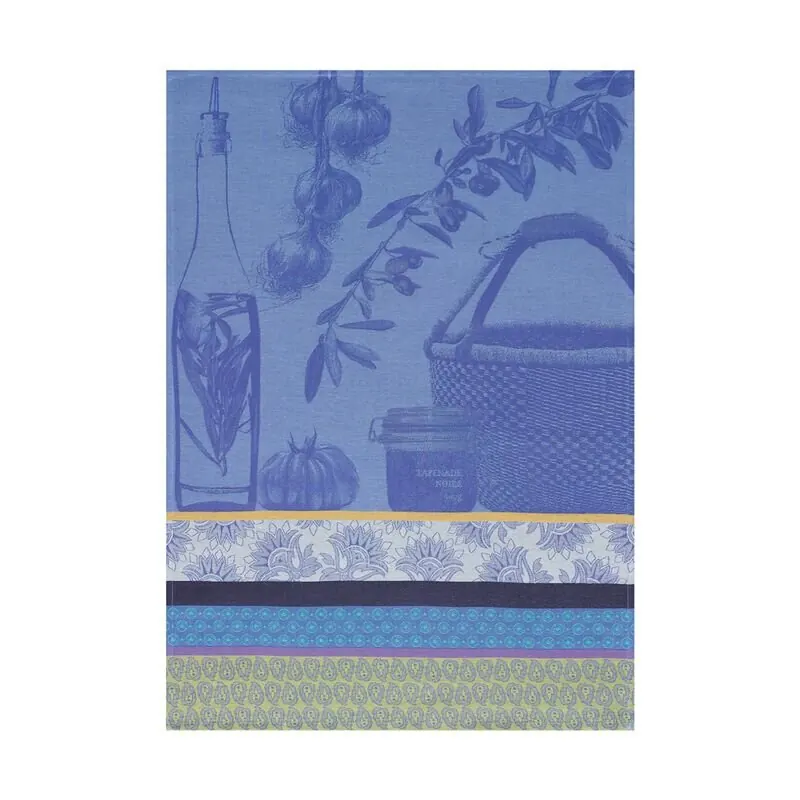 Le Jacquard Francais Geschirrtuch Saveurs de Provence bleu lavande