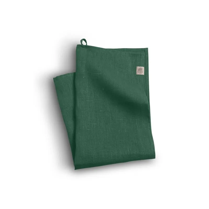 Lovely Linen CLASSIC Geschirrtuch aus Leinen dunkelgrün | 50 x 70 cm