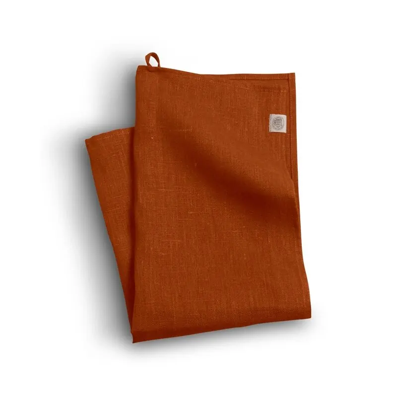 Lovely Linen CLASSIC Geschirrtuch aus Leinen rostrot | 50 x 70 cm