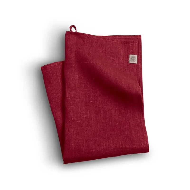Lovely Linen CLASSIC Geschirrtuch aus Leinen weinrot | 50 x 70 cm