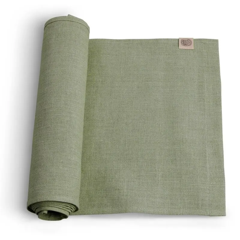 Lovely Linen CLASSIC Läufer aus Leinen salbei 47 x 150 cm