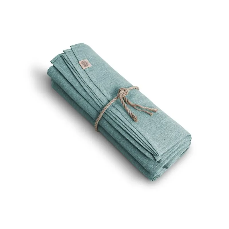 Lovely Linen Classic Tischdecke aus Leinen eisblau 150 x 300 cm