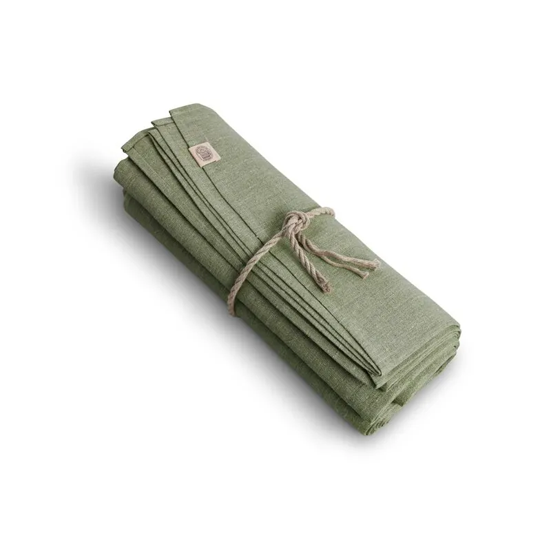 Lovely Linen Classic Tischdecke aus Leinen salbei 150 x 250 cm