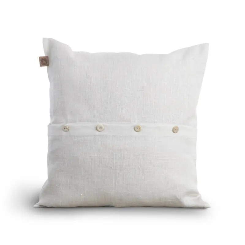 Lovely Linen Kissenhülle aus Leinen offwhite