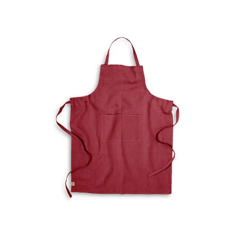 Lovely Linen Schürzen Classic aus Leinen weinrot