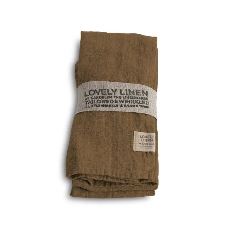 Lovely Linen Servietten Set Lovely almond, 4 Stk.