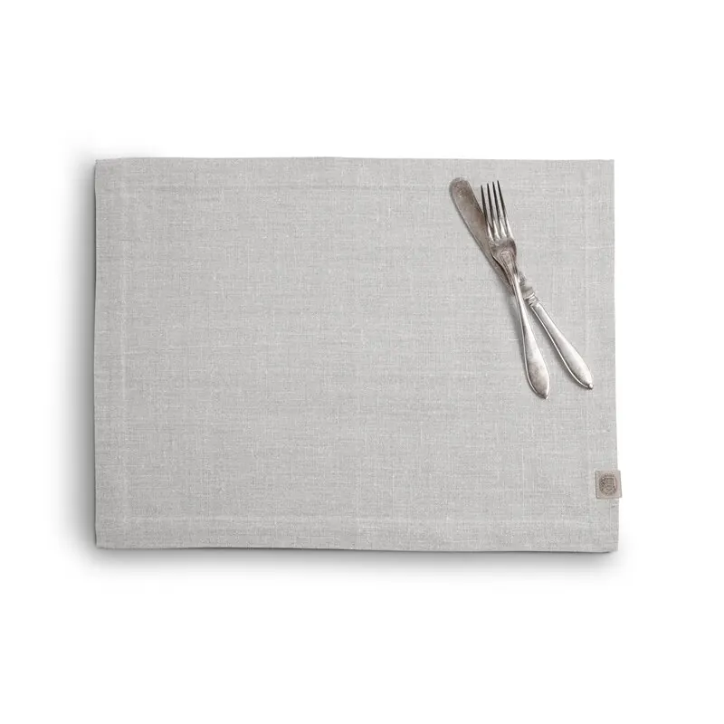 Lovely Linen Tischset Classic hellgrau | 1 Stk.