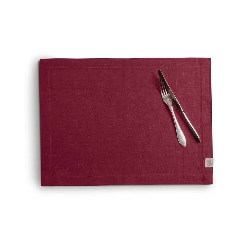 Lovely Linen Tischset CLASSIC weinrot | 1 Stk.