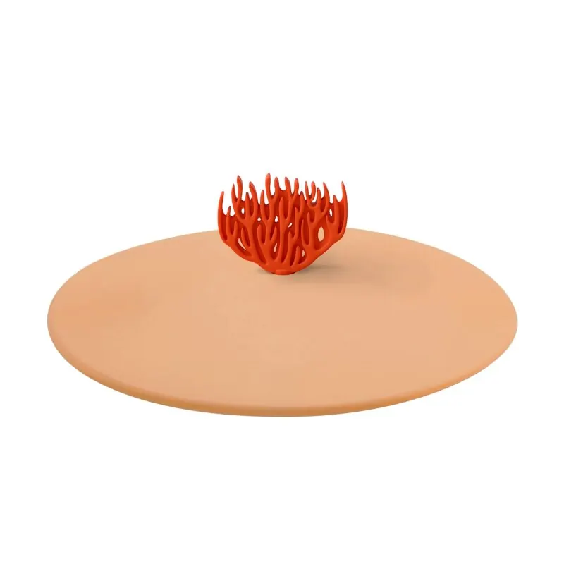 Lurch Glasschutz Mein Deckel - Koralle Feuer orange