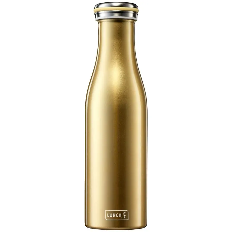 Lurch Isolierflasche 0,5 l aus Edelstahl in gold-metallic