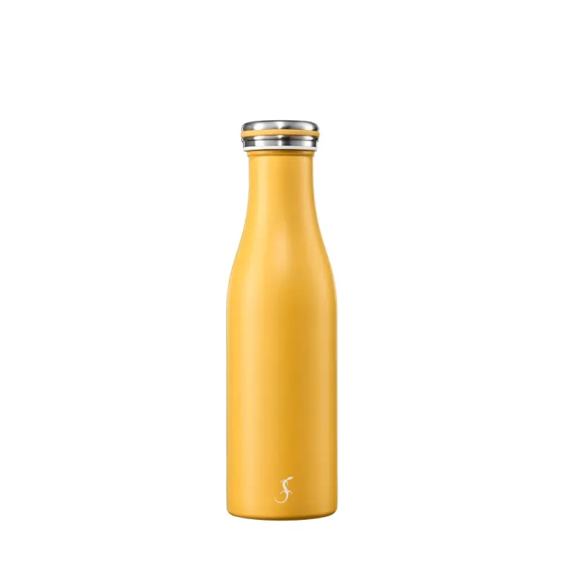 Lurch Isolierflasche aus Edelstahl 0,5 l lemon
