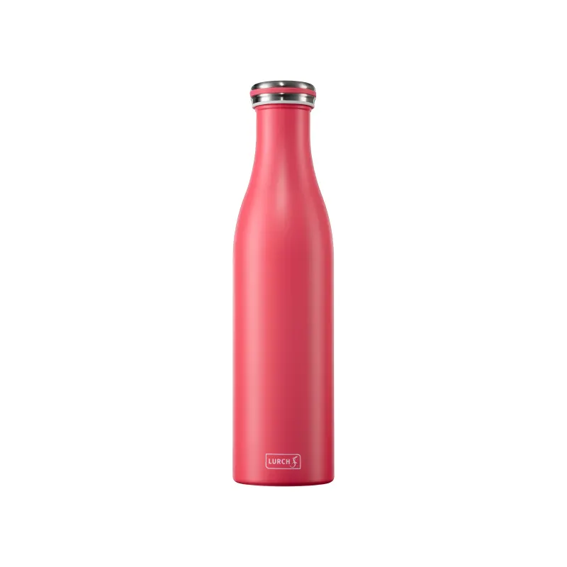 Lurch Isolierflasche aus Edelstahl pink 0,75 l