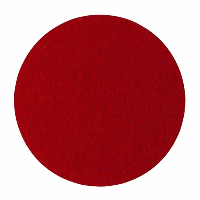 Metz Textil & Design Filzuntersetzer rund | Ø 25 cm | kirschrot