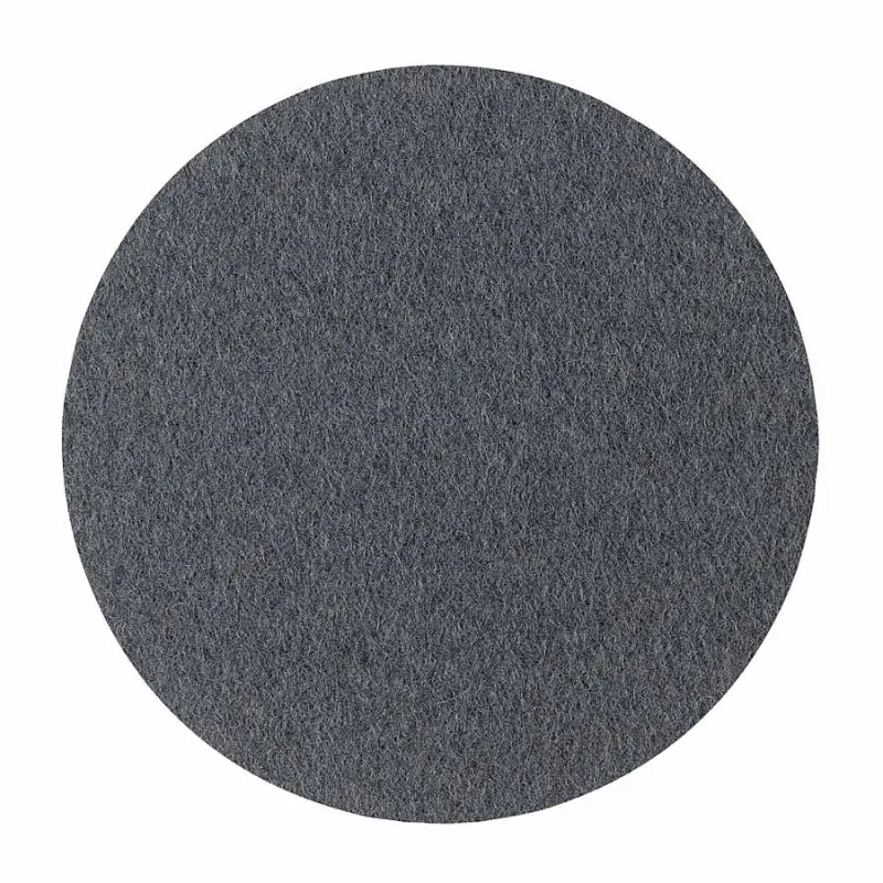 Metz Textil & Design Filzuntersetzer rund | Ø 25 cm | steingrau