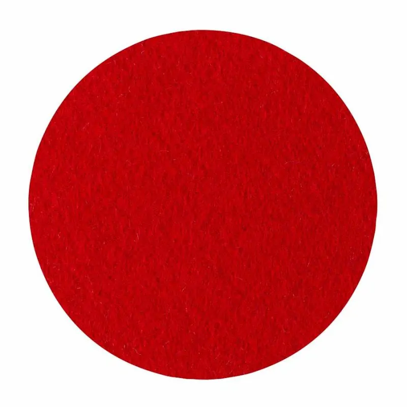 Metz Textil & Design Filzuntersetzer rund | Ø 35 cm | signalrot