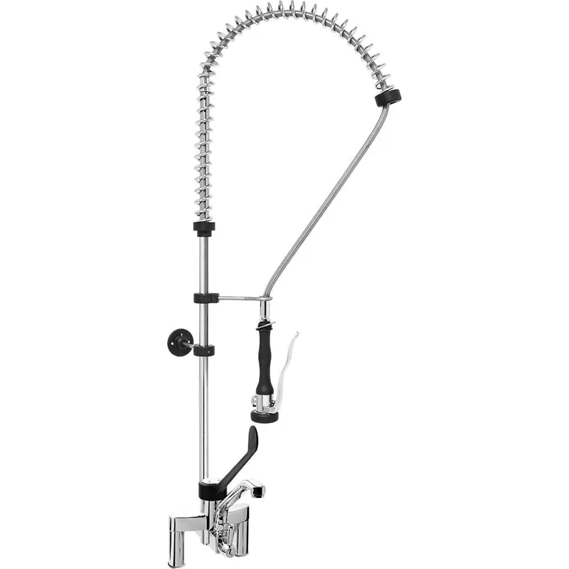 Monolith Premium Zweiloch-Geschirrbrause inkl. Wasserhahn mit Ellenbogenbedienung