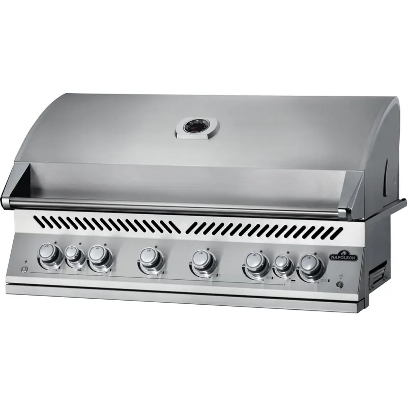 NAPOLEON 700-Series 44", Edelstahl, Einbaugrill, inkl. Drehspieß u. Innenbeleuchtung