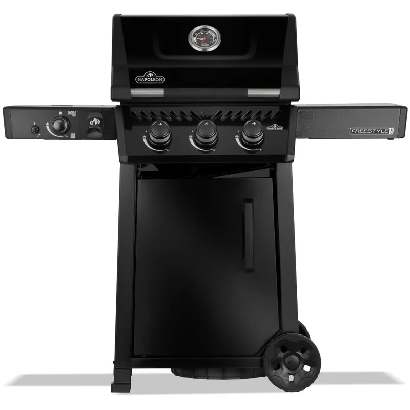 NAPOLEON  Freestyle™ PRO 365, 3 Hauptbrenner, SIZZLE ZONE™ Seitenbrenner und Tür, Schwarz