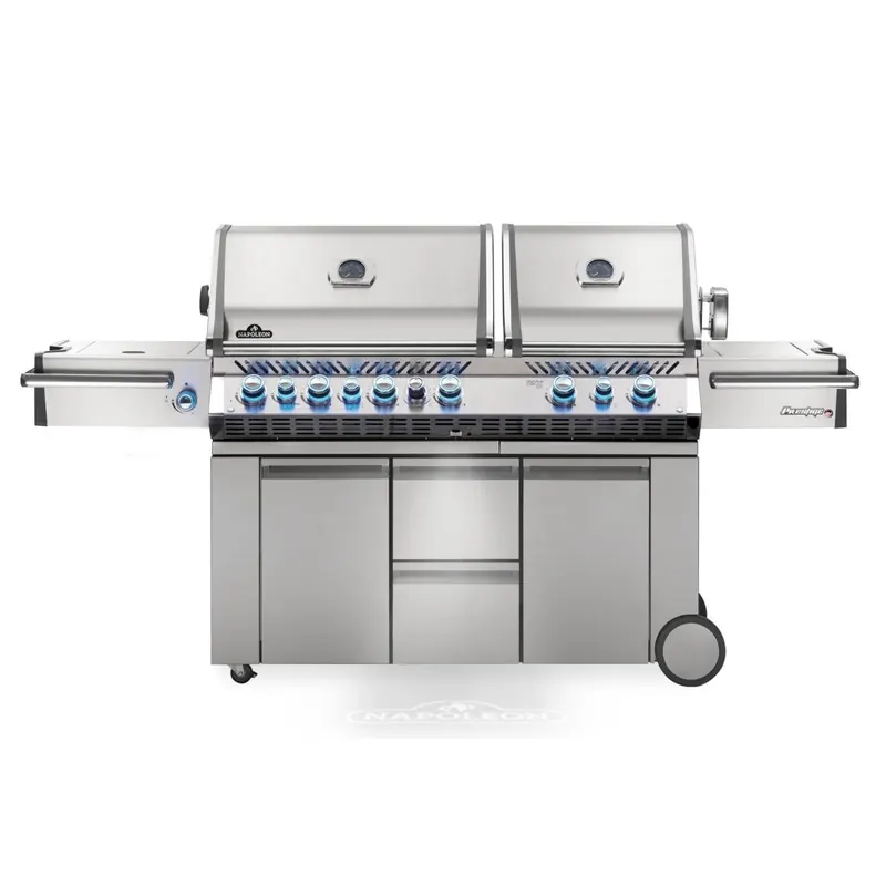 NAPOLEON Prestige PRO 825, Edelstahll incl. Drehspieß