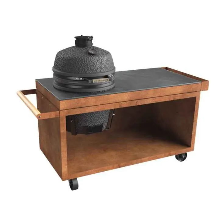 OFYR Kamado Table Corten 150 PRO+ Corten Ceramic Dark