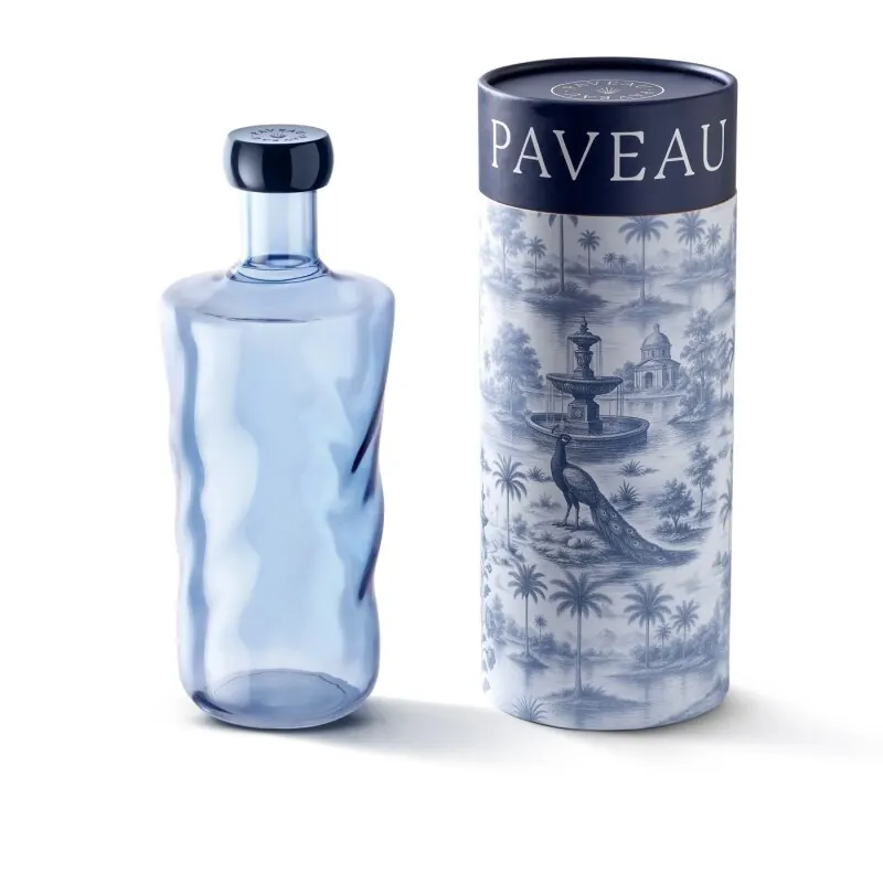 Paveau Swirl Karaffe aus Glas, mundgeblasen 1,25 l midnight