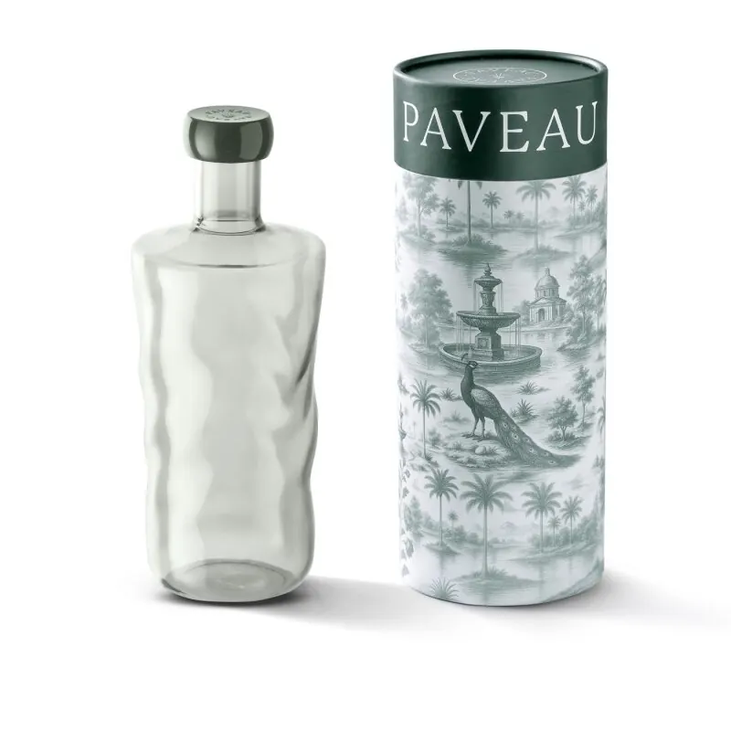 Paveau Swirl Karaffe aus Glas, mundgeblasen 1,25 l misty