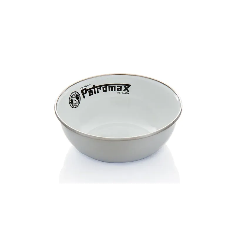 PETROMAX Emaille-Geschirr Schale weiß 2 Stück