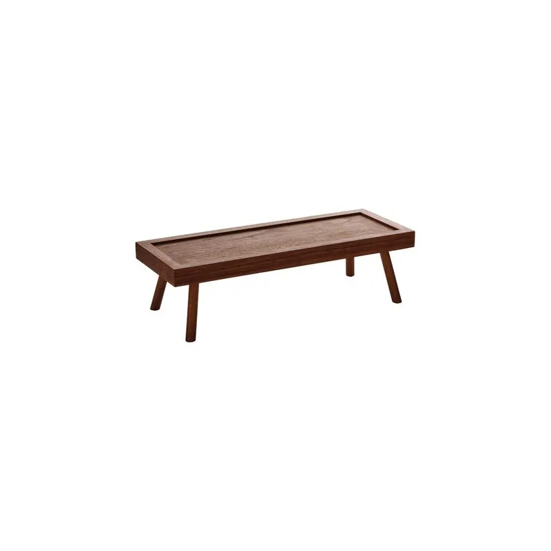 Playground LOFT Präsenter Nussbaum 36x13 cm auf Füßen 8 cm