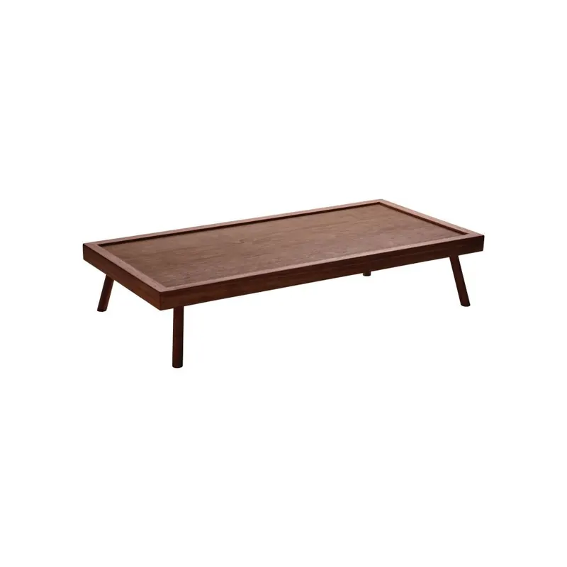 Playground LOFT Präsenter Nussbaum 50x24 cm auf Füßen 8 cm
