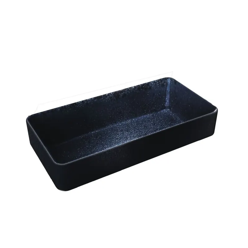 Playground NARA Schale tief eckig schwarz 18x9 cm*