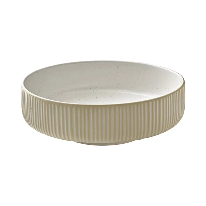 PLAYGROUND NARA Schüssel rund Relief weiß 21cm/1.46l