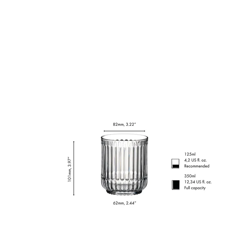 Riedel Bar Rituals Double Rocks Glas – 8er Vorteilset