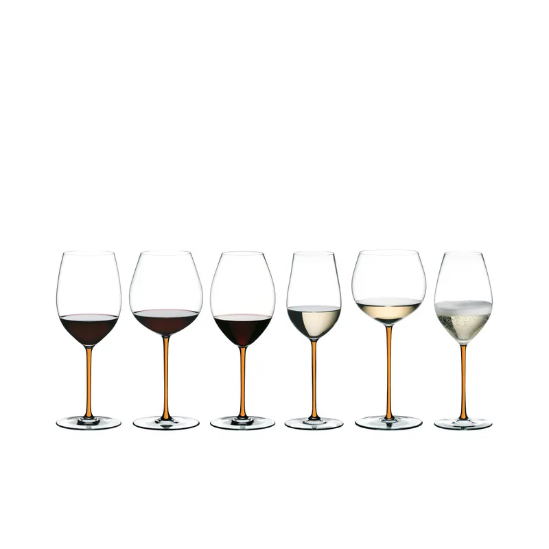 Riedel Fatto A Mano Orange Rotwein & Weißwein – 2er Vorteilset