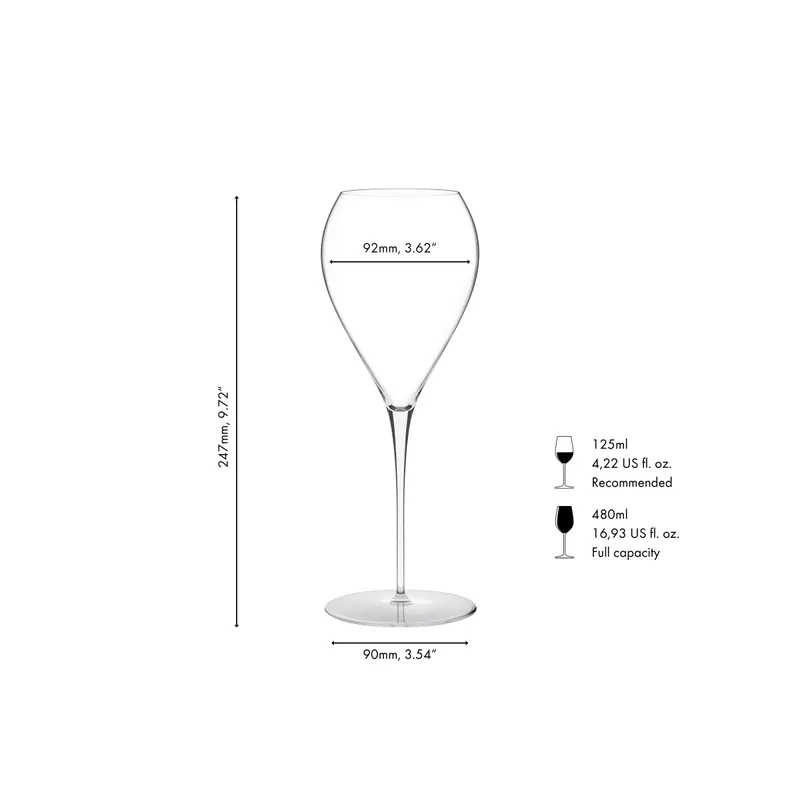 Riedel Manufaktur RIEDEL Bellorotondo Rotweinglas – 4er Vorteilset