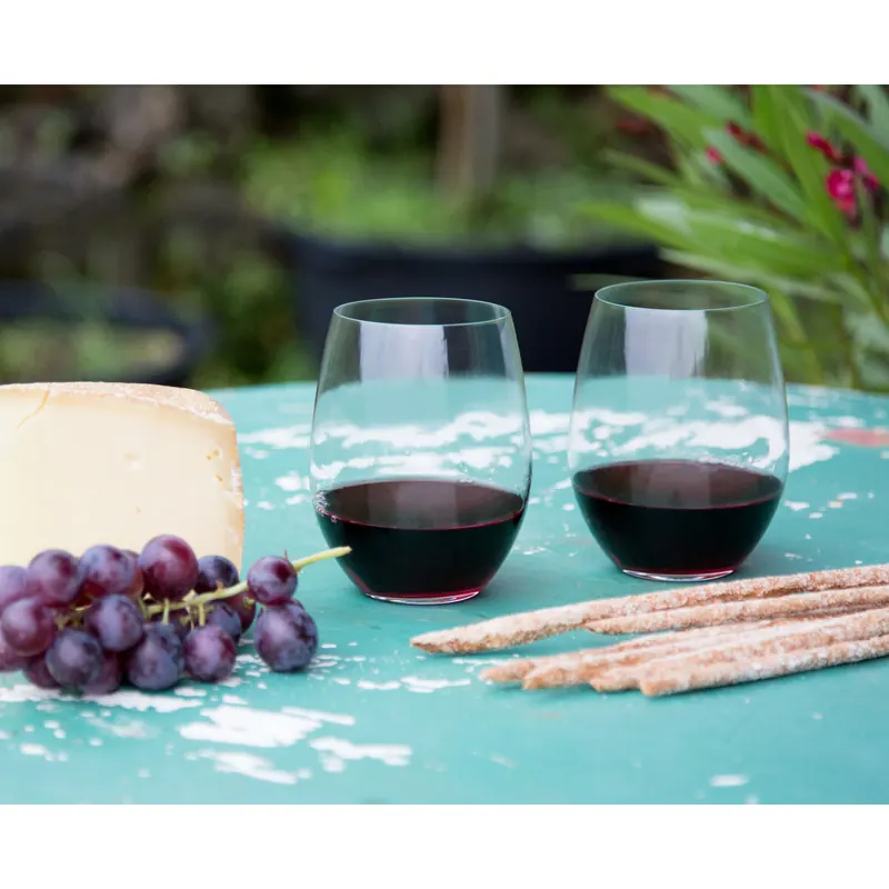 Riedel O Wine Tumbler Rotwein & Champagner/Sekt – 4er Vorteilset