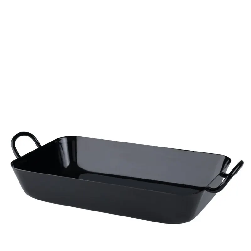 Riess Oma's Bratpfanne Schwarzemaille 33/20 cm
