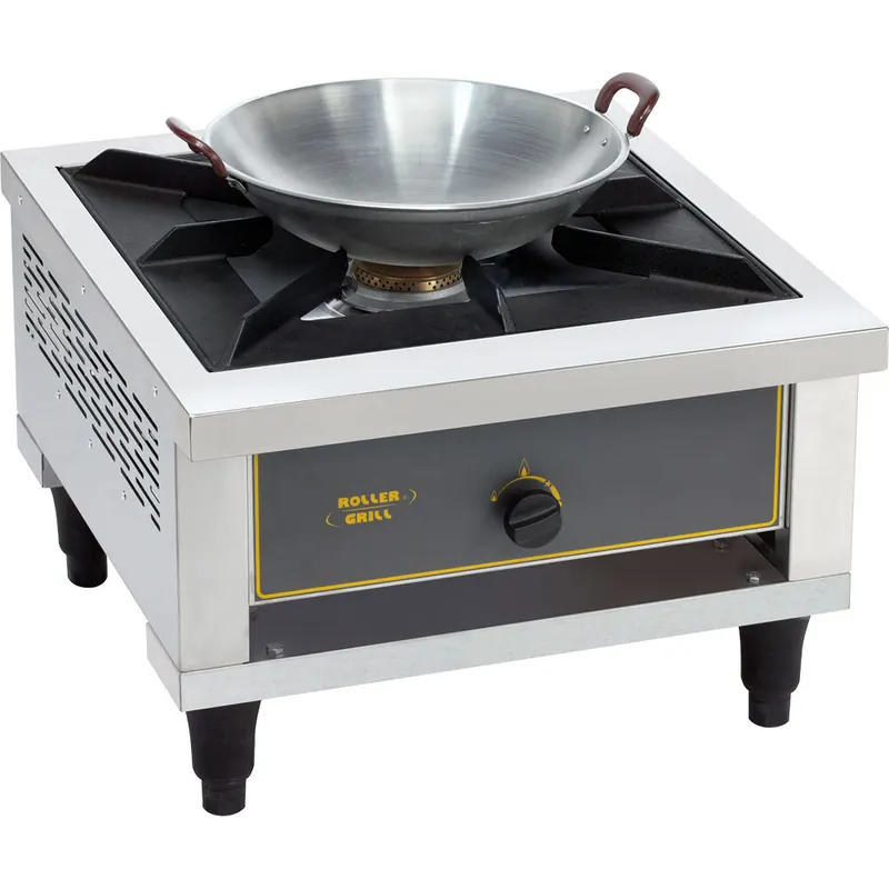ROLLER GRILL Gas-Hockerkocher 14 kW für Töpfe und WOK