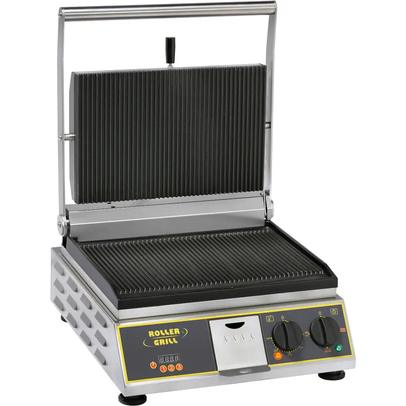 ROLLER GRILL Kontaktgrill mit Timer 400x475x310 mm (BxTxH) 3,4 kW