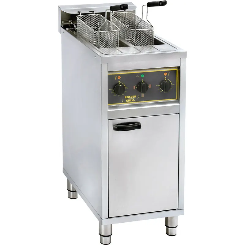 ROLLER GRILL Standfritteuse mit zwei Becken á 10 L 400x600x980 (BxTxH) 2x 6 kW