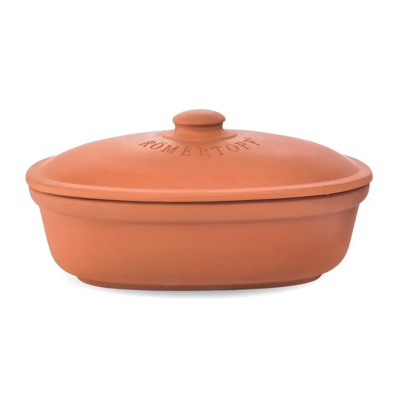 Römertopf ovaler Brottopf MEDI in terracotta