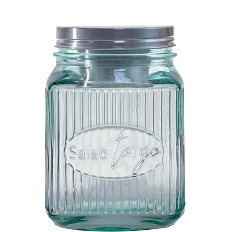 Salad to go Einmachglas 14cm; 125cl mit Deckel