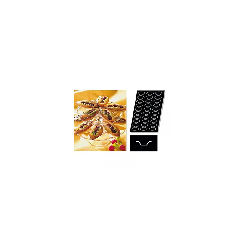Sambonet Pasticceria Flexipan Form 60x40 30 Feingebäck oval P0002-P00790-47740-32