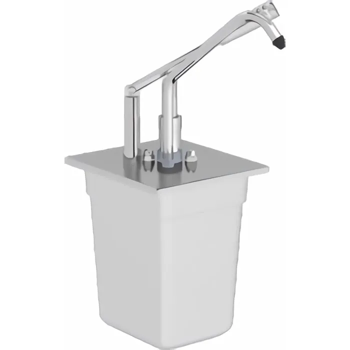 Saucenspender mit Pumpe GN 1 / 6 (200 mm) 3 Liter