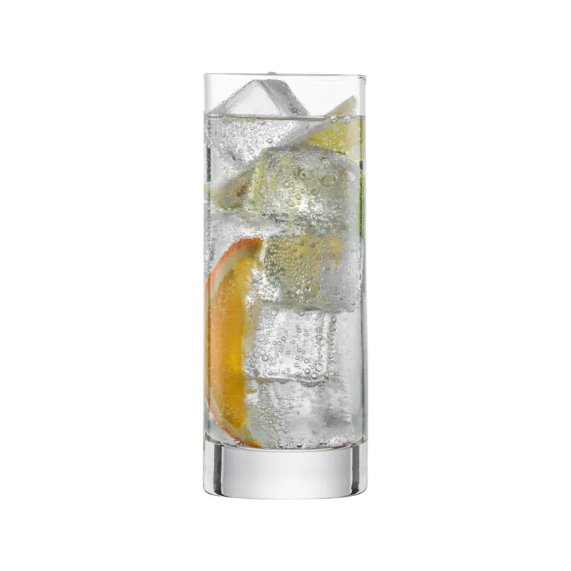 Schott-Zwiesel Longdrink Glas Paris 12er Set 122414 + Trinkhalme EKM Living